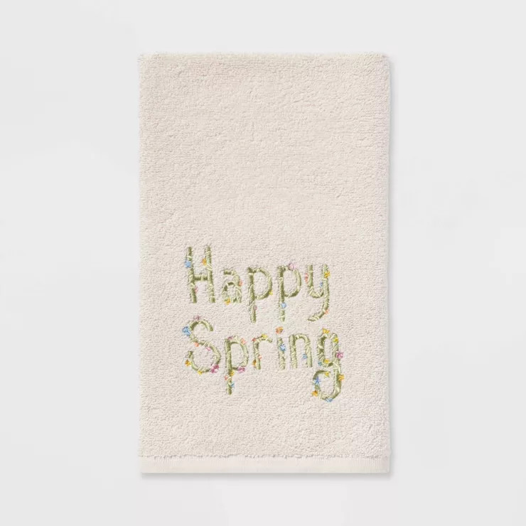 Easter Hand Towel White - Threshold™ | Target
