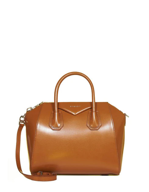 GIVENCHY Small Antigona Bag In Tan Box Leather | Baltini