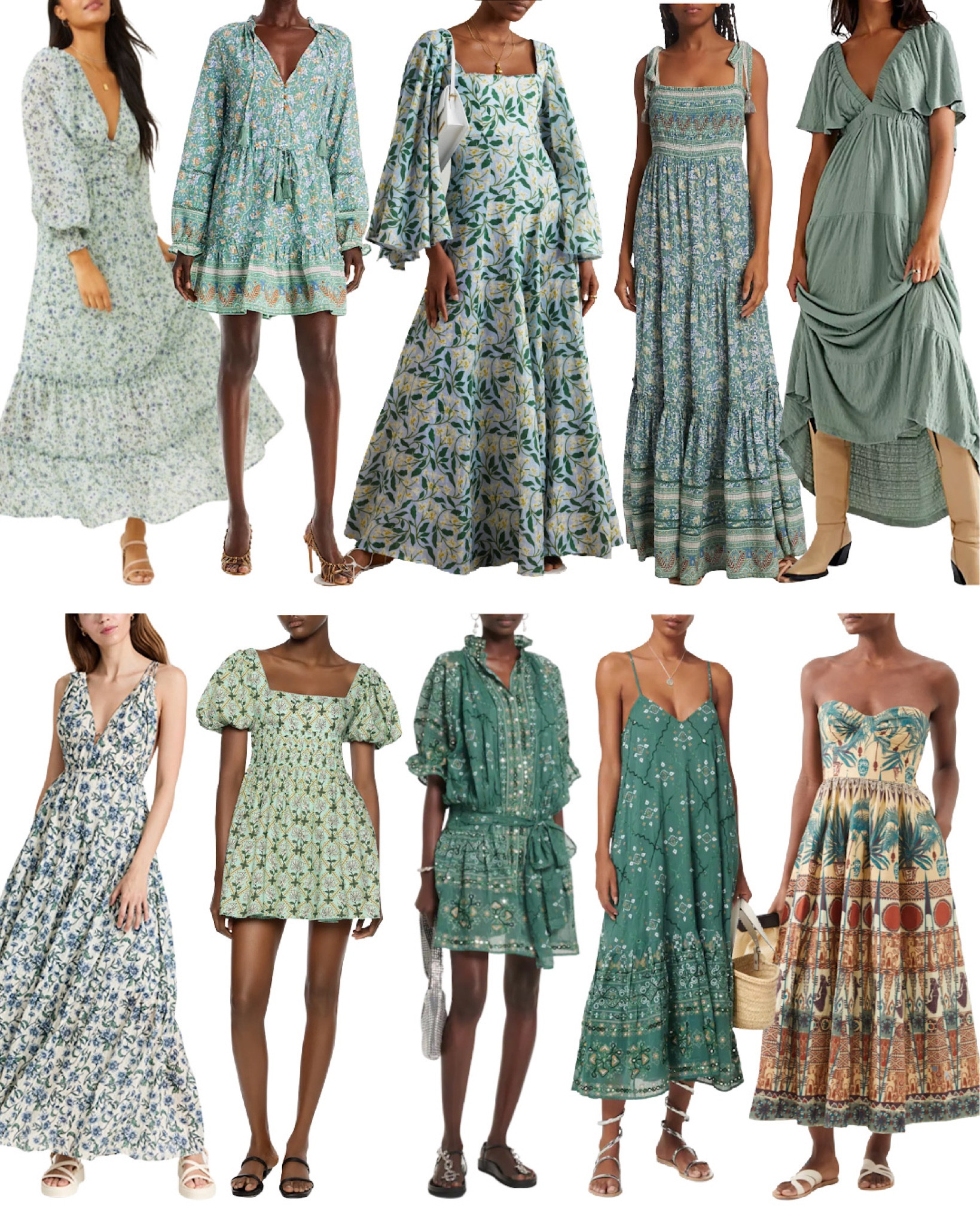 Blue green dresses are everywhere this season! ✨ I can’t get enough! Linked high/low options for getaways, showers, date nights, and everything in between this spring.



#LTKstyletip #LTKSeasonal #LTKunder100