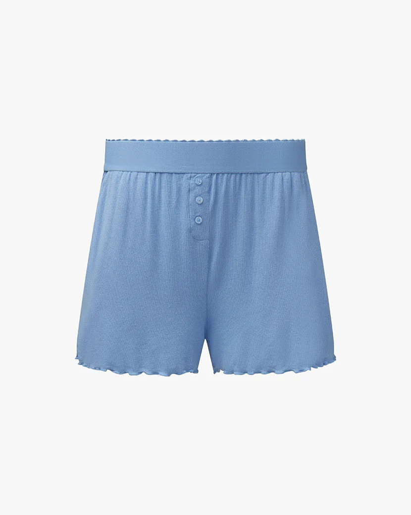 Scalloped Elastic Short | We Wore What