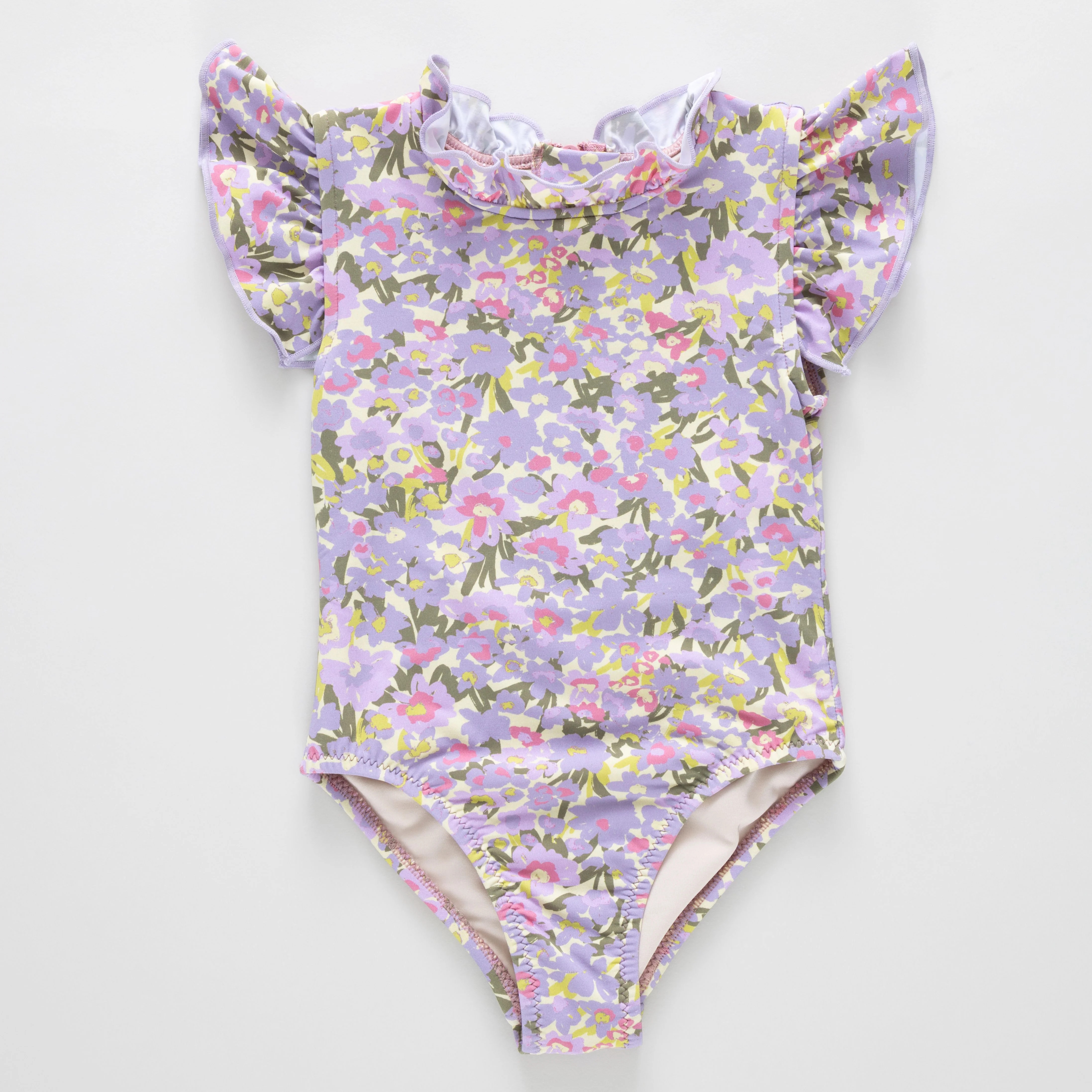 girls jennifer suit - allover sketched floral | Persnickety