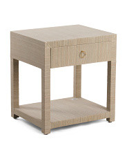Raffia Woven Nightstand | TJ Maxx