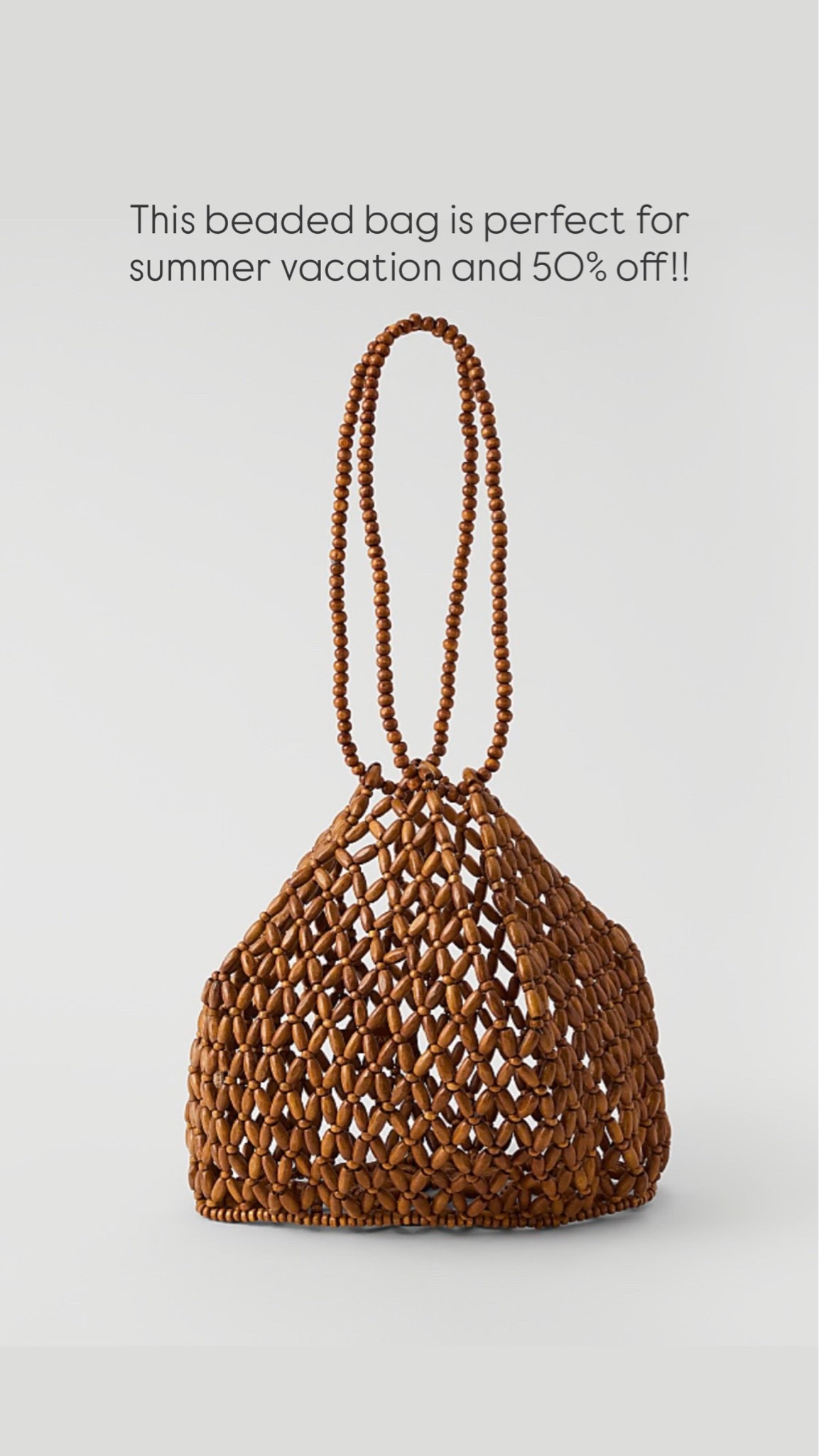 This beaded bag is perfect for summer vacation and 50% off!!

#LTKSaleAlert #LTKootd #LTKSeasonal