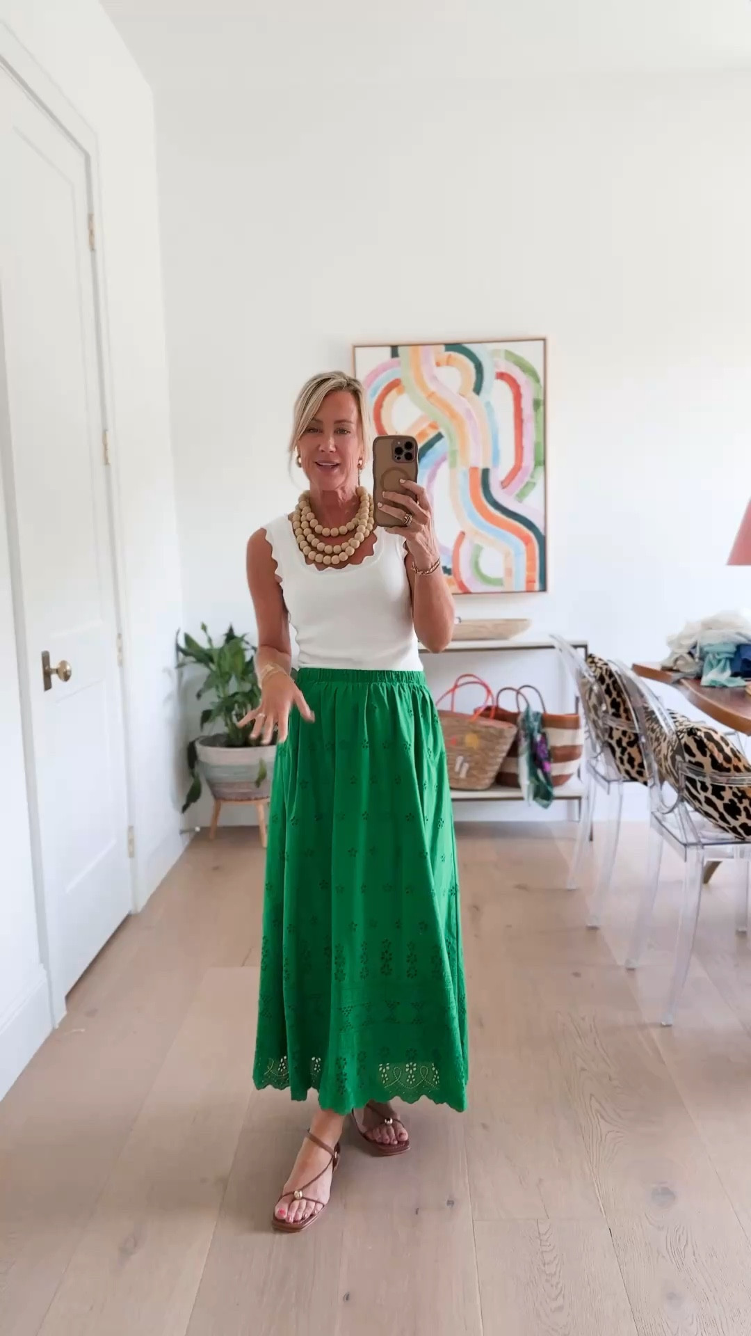 How great is this skirt? So fun with any style top!
Top: Small
Skirt: Smalll

#LTKSeasonal #LTKOver40 #LTKootd