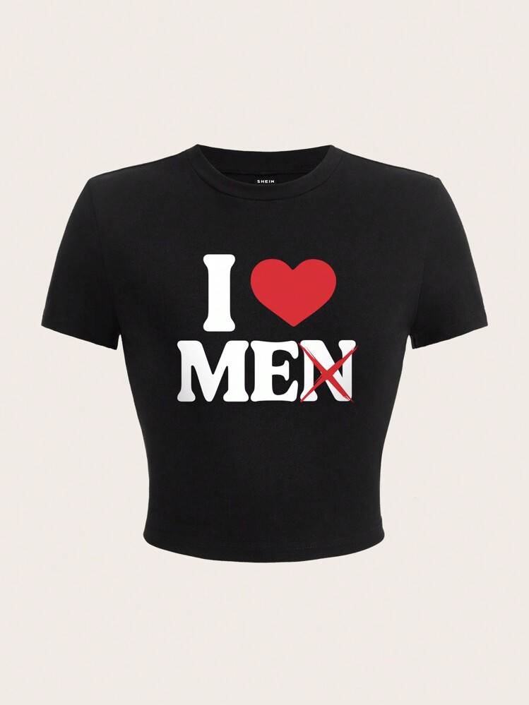 SHEIN EZwear Women's Casual And Simple Cartoon Printed Short Sleeve Round Neck T-Shirt, Suitable ... | SHEIN