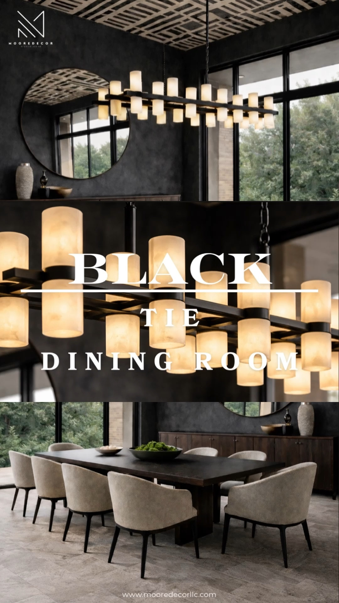 This dining room is giving black tie luxury. From the ceiling details to the chandelier lighting. I just love how elevated and elegant this space feels. 

#LTKHome