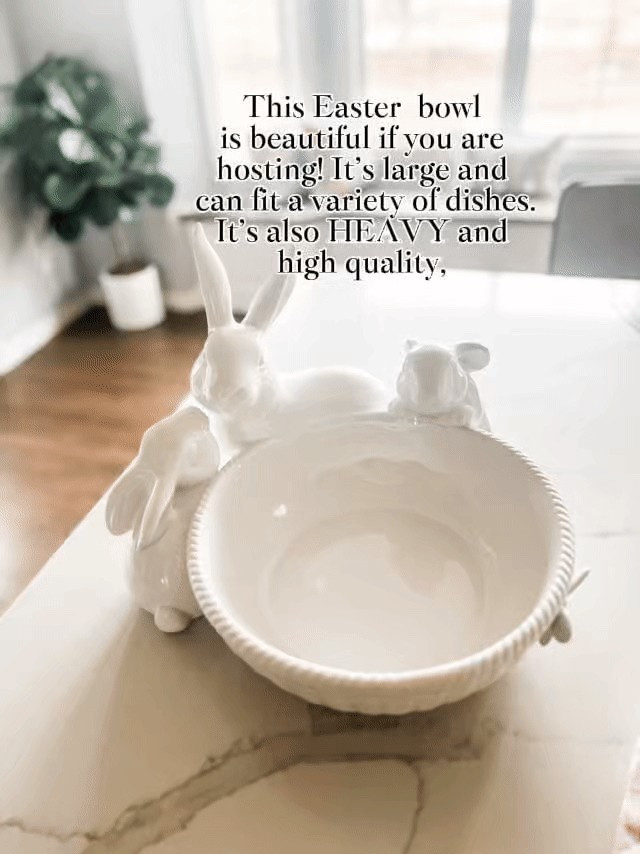 This is an Easter dishes you can use for decades to come! It’s heavy and can serve a variety of different Easter dishes. 
Easter hosting, Easter decor, Easter dishes, holiday hosting, hostess, party decor, entertaining 

#LTKSeasonal #LTKParties #LTKHome
