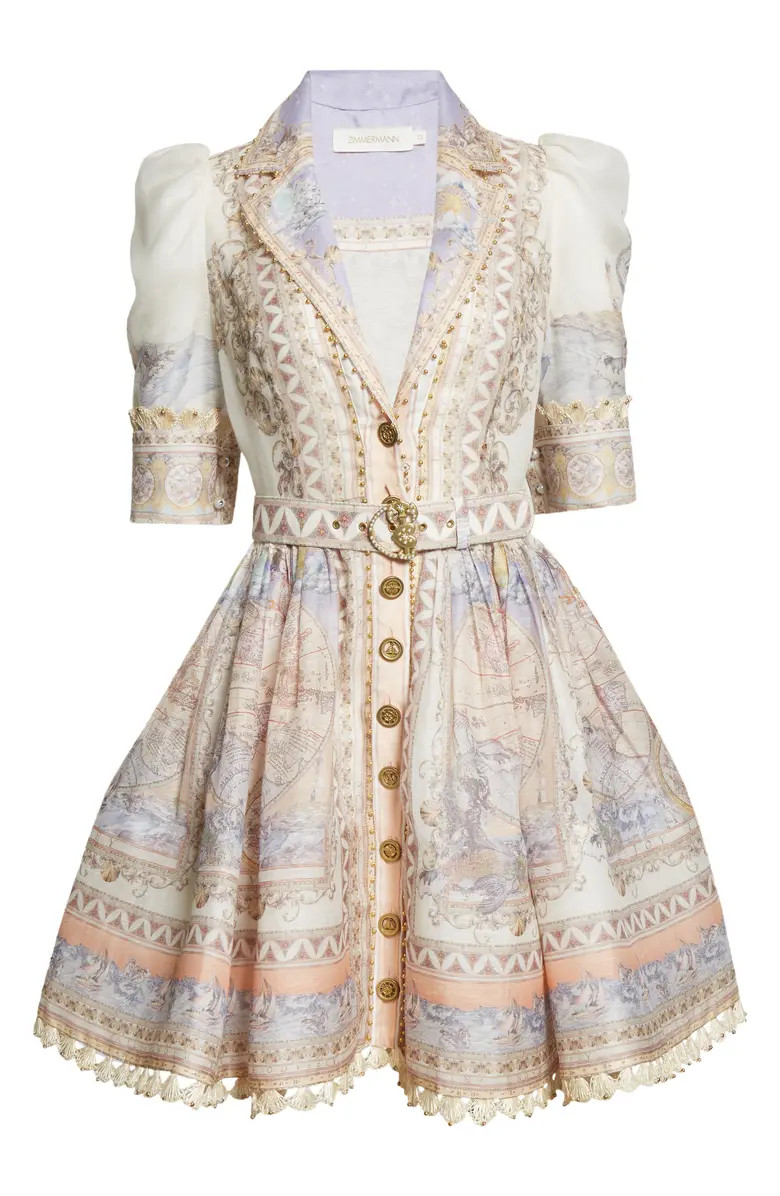 High Tide Belted Mini Shirtdress | Nordstrom