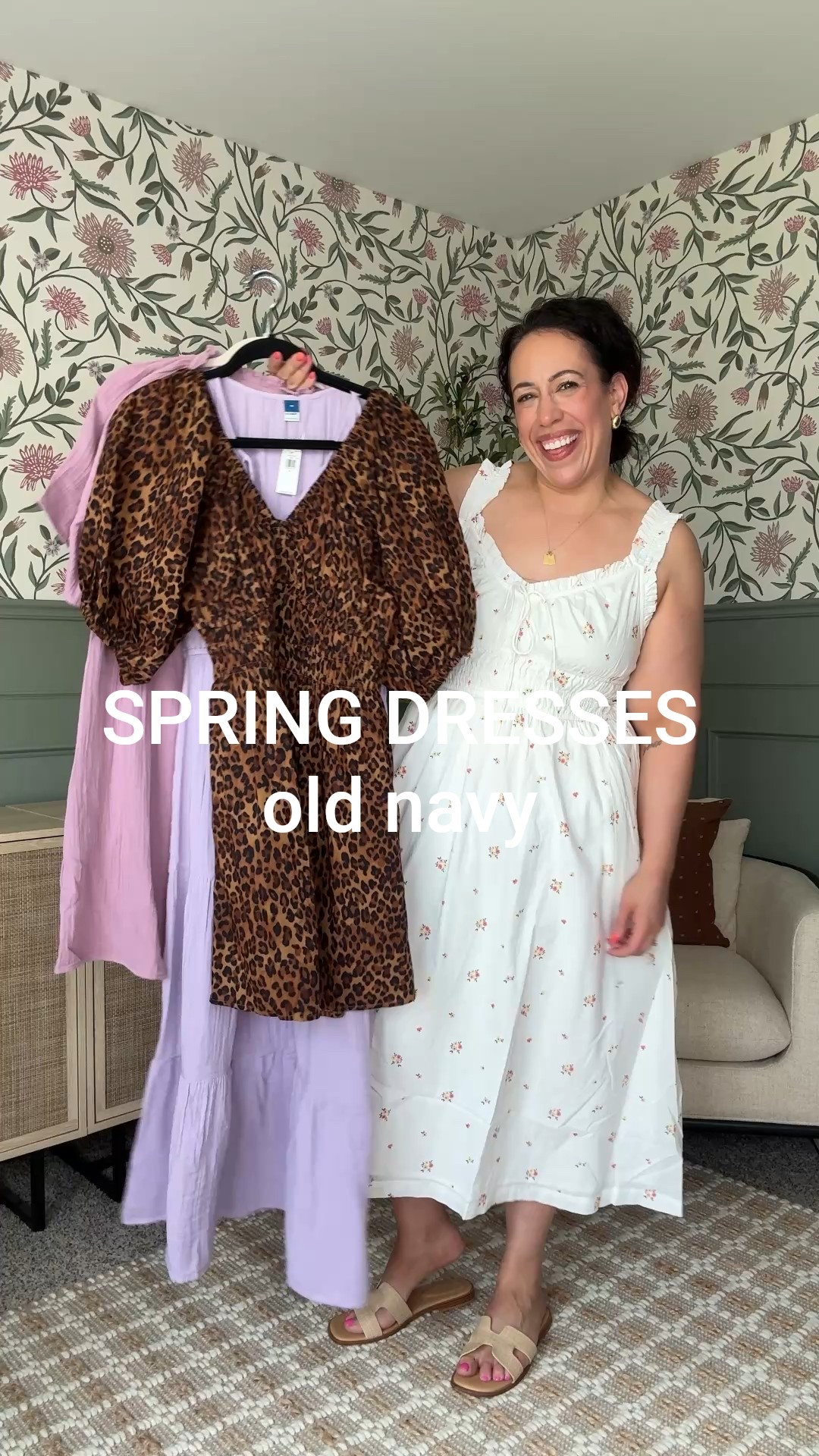 Loving old navy spring new arrivals! Wearing size medium in all dresses! These are perfect for spring fashion events..the leopard mini dress 👀 so good! 

#LTKFindsUnder100 #LTKMidsize #LTKSaleAlert