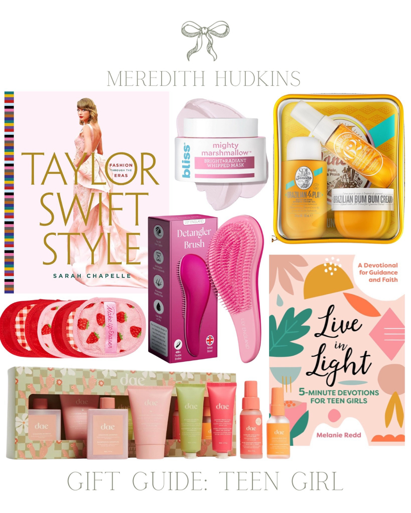 Taylor Swift style coffee table, book team gift gift for girls gift for teen girl preteen , dae beauty, girls devotional, self-care, make up eraser, detangling, brush, detangler brush, stocking stuffer, gifts for girl gifts for preteen, teen girl gift, meredith hudkins

#LTKHoliday #LTKGiftGuide #LTKFindsUnder100