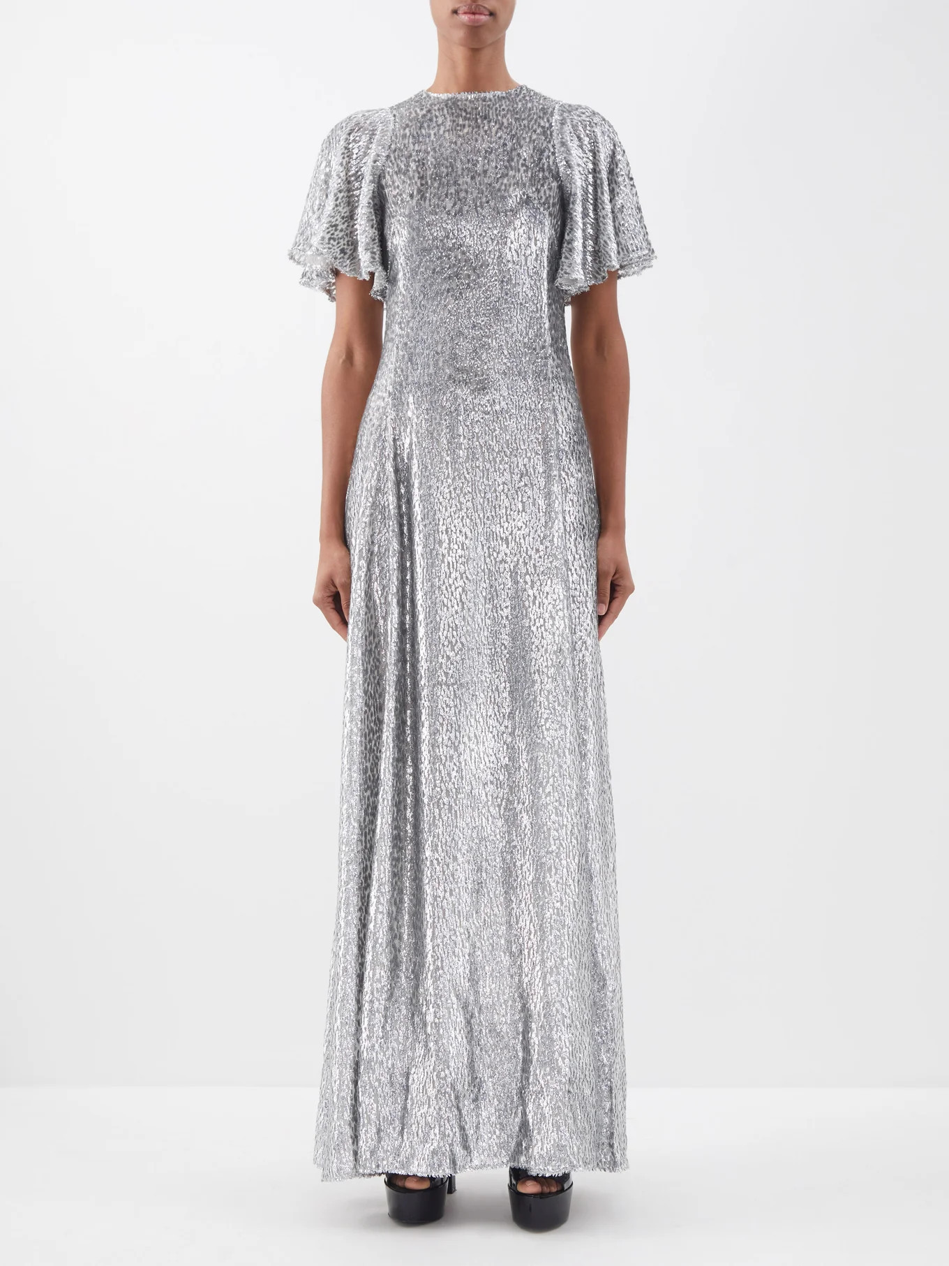 The Midnight Tremors metallic devoré gown | Matches (US)