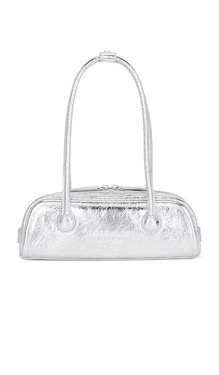 MARGESHERWOOD Soft Boston East West Mini Bag in Metallic Silver. | Revolve Clothing (Global)