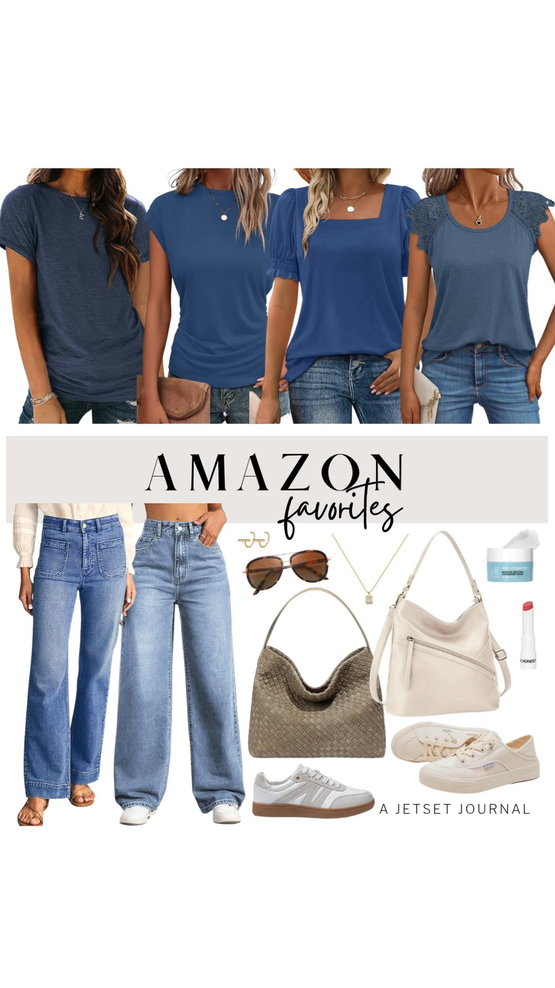 Are you excited to learn about the Amazon Favorites everyone is talking about lately? Some of my favorites include AUTOMET’s casual top with lace detail, wide-leg baggy jeans from Mars Power, and white sneakers from LUCKY STEP. 

 #LTKSeasonal #LTKSaleAlert #LTKTravel