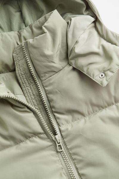 Puffer Coat - Light khaki green - Ladies | H&M US | H&M (US + CA)