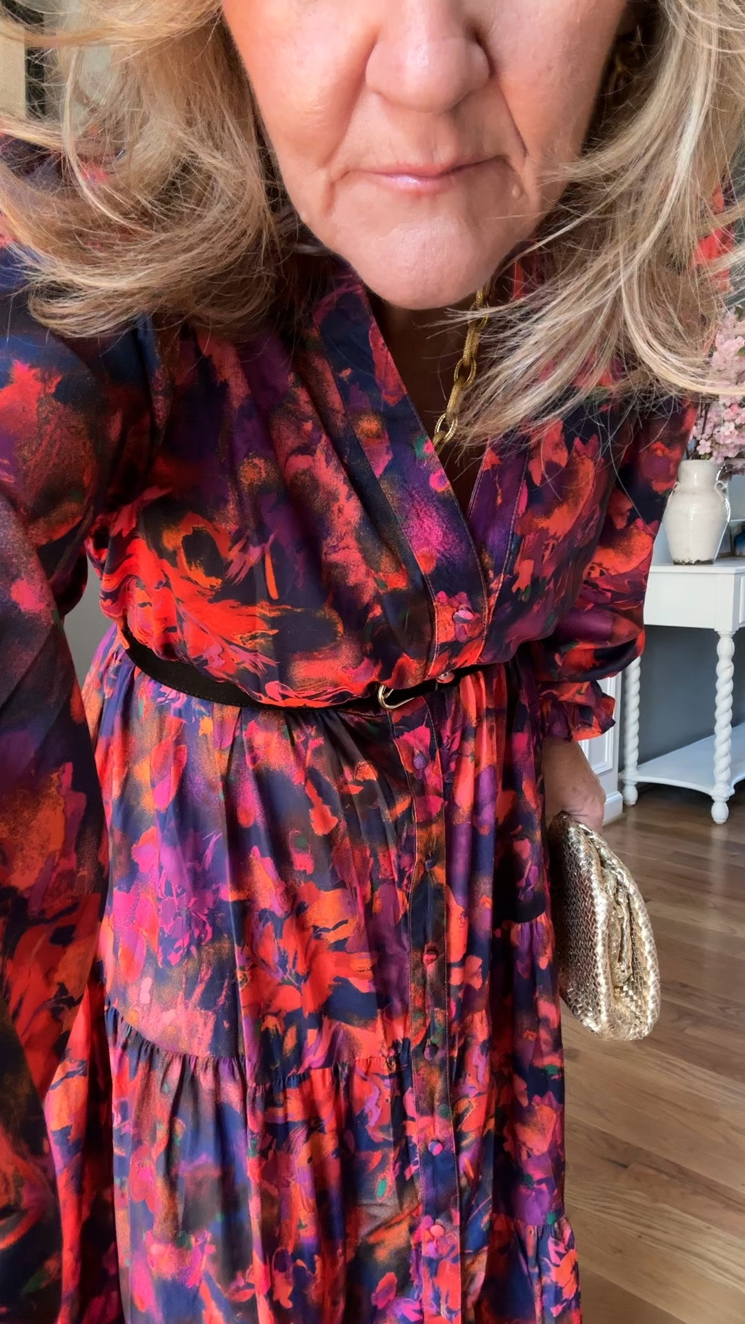 Dress size large. Check those size and fit measurements to make sure you pick the right size. I would order your larger size and this one. Getting limited so act fast.

I’ll link a similar black  belt. 

Use code NANETTE15 15% off your Avara order 

Wedding guest dress Sunday dress Thanksgiving dress church dress satin dress

#LTKHoliday #LTKWedding #LTKOver40