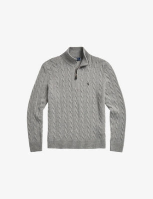 Logo Cable-Knit Wool And Cashmere Jumper | Selfridges