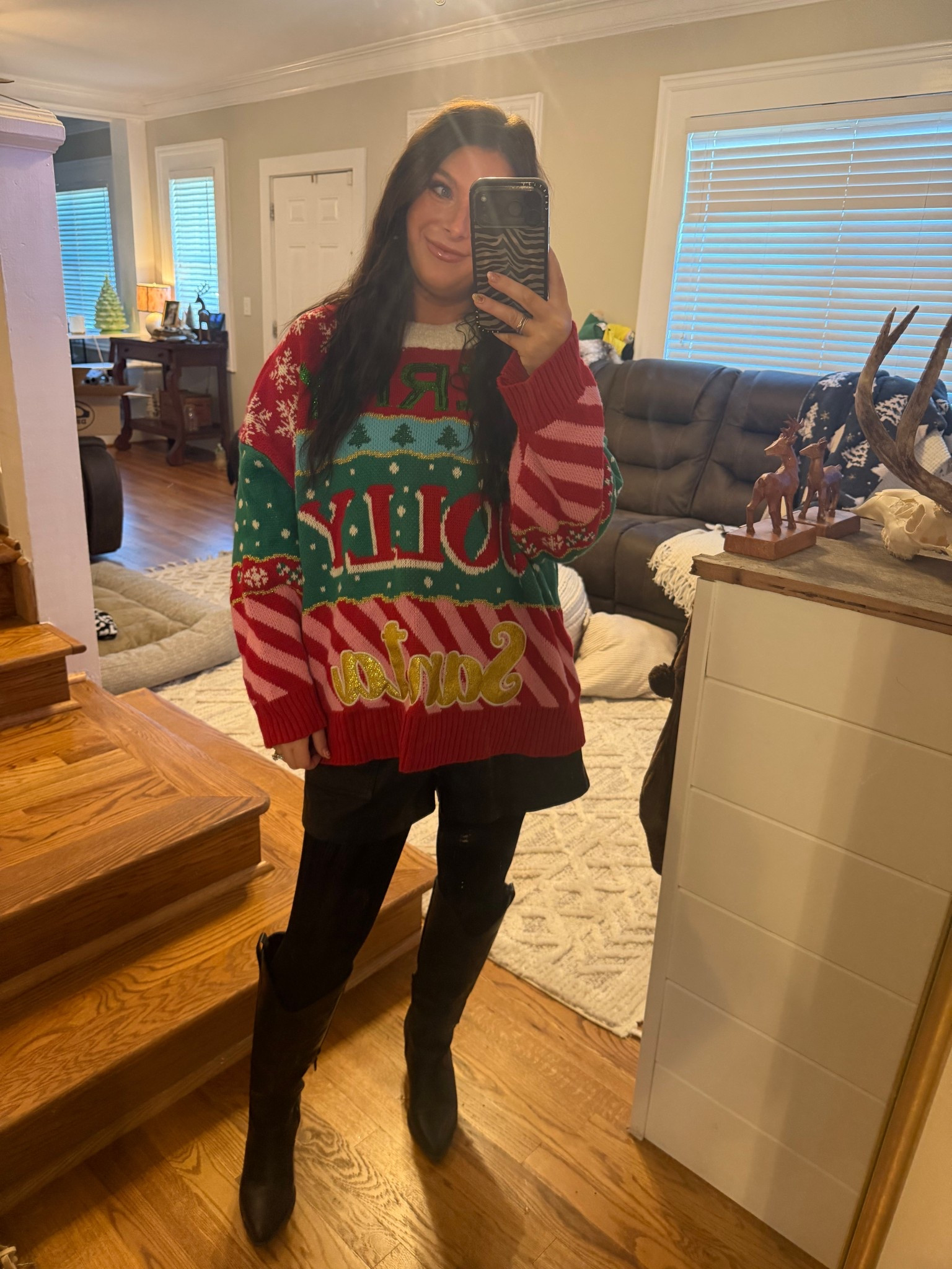 Love a festive fit! Unfortunately target sold out of this sweater 

#LTKSeasonal