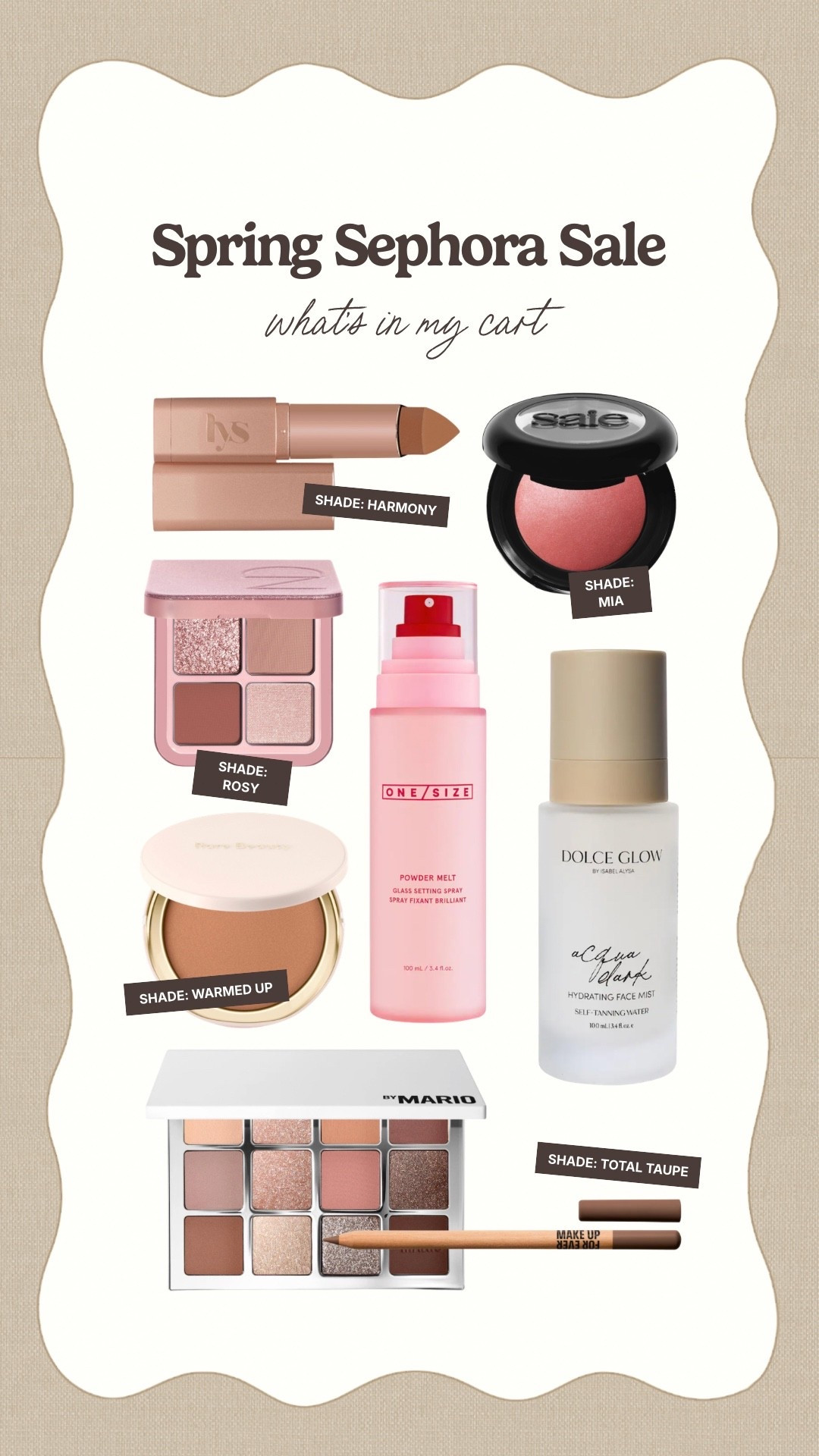 SEPHORA SPRING SALE (use code SPRINGSALE) 

#LTKBeauty #LTKSeasonal