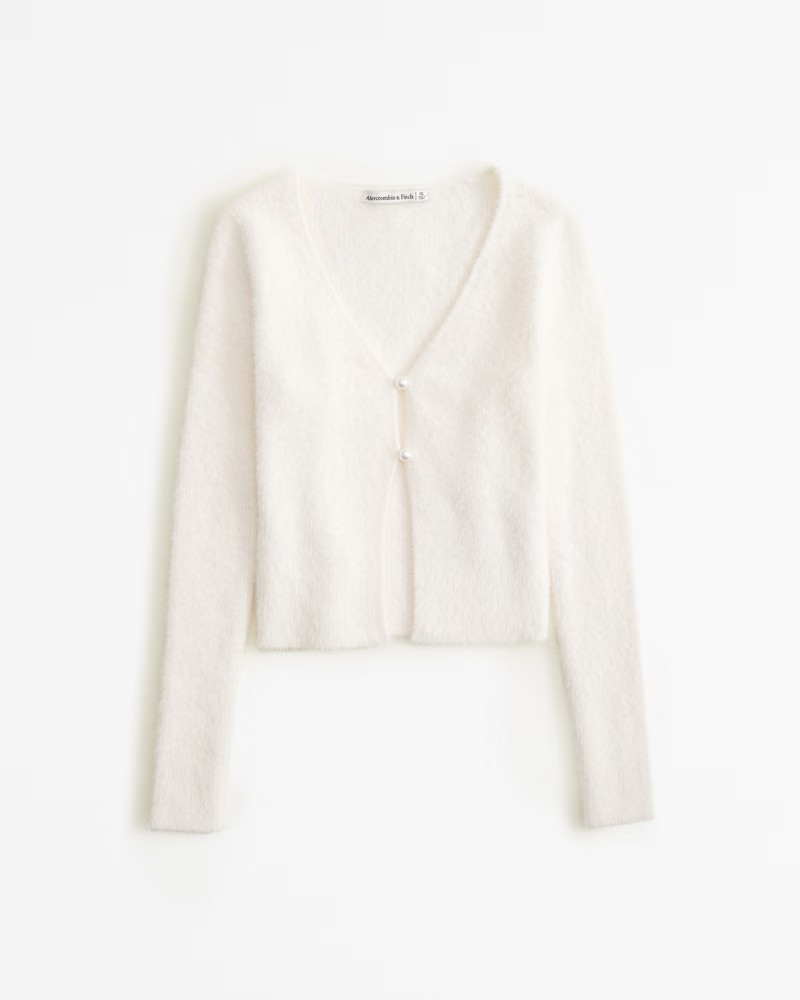 Ribbed Short Cardigan | Abercrombie & Fitch (US)