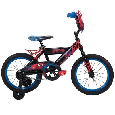Huffy Marvel Spider-Man Kids' Bike - 16" Wheels - Training Wheels - Black | Target
