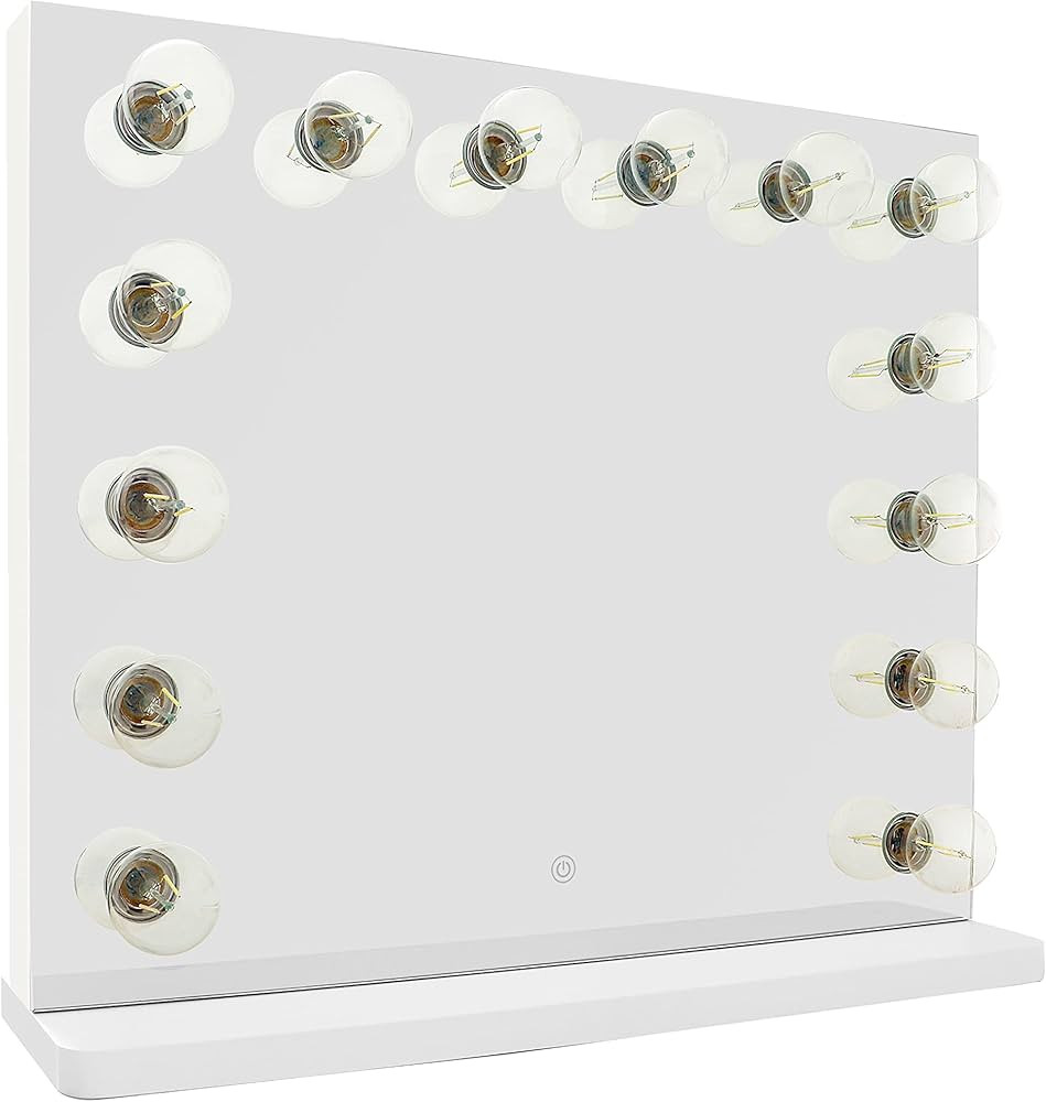 Tov Furniture Lola Square Vanity Powered Mirror | Amazon (US)