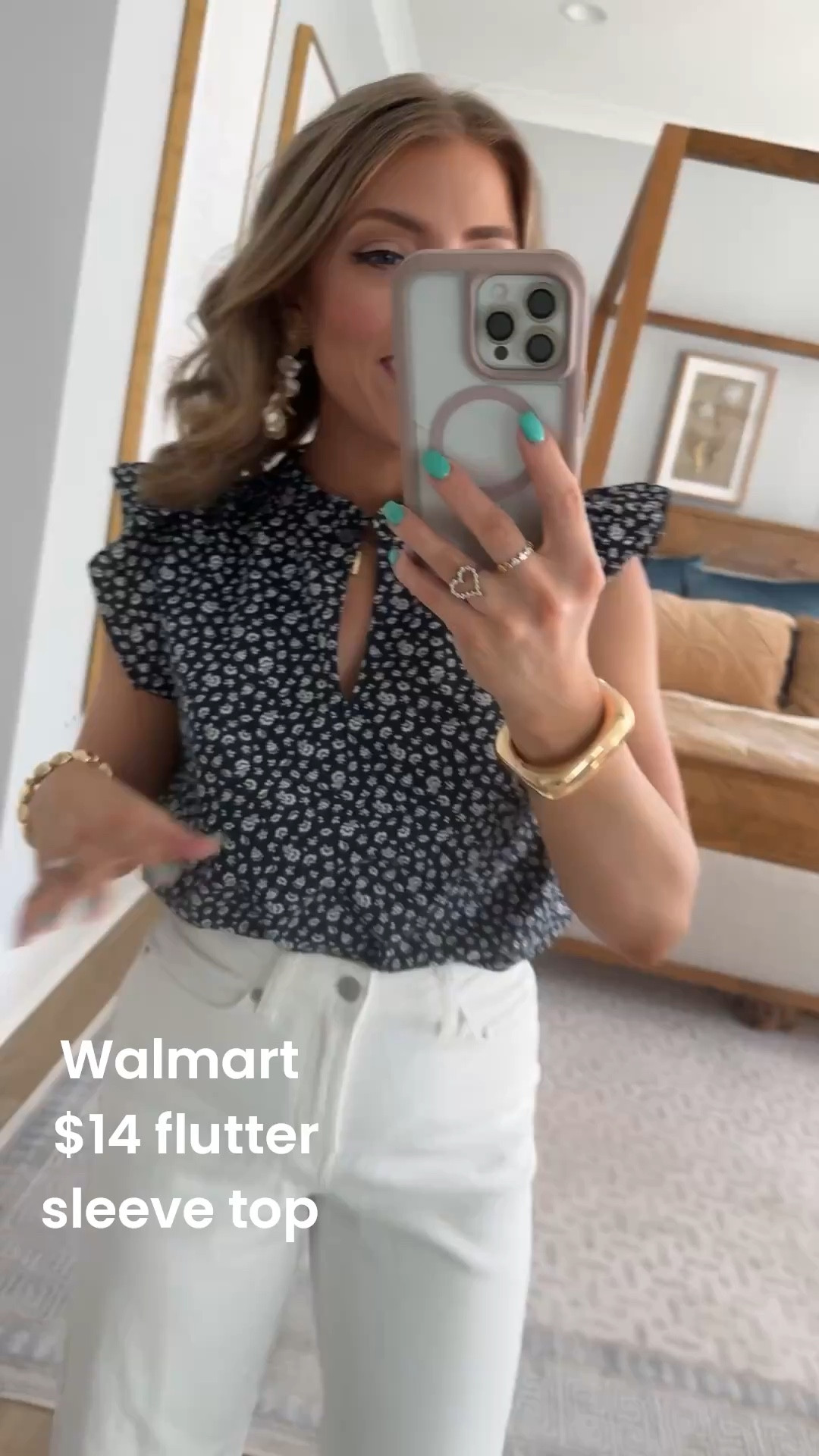 The white denim you’ve been looking for 🤍✨
These new Walmart white jeans are SO good — the fit is flattering, not see-through, and they look way more expensive than they are 🙌🏼

Paired with the cutest floral flutter sleeve top for an easy, elevated everyday outfit you can wear anywhere 🌸 from school drop off to lunch to weekend plans!

Everything is on Walmart and such a good find for spring & summer!

#walmartfashion #walmartfinds #walmartstyle #affordablefashion #whitejeans #springoutfit #summeroutfitideas #momstyle #everydayoutfit #budgetfriendlyfashion #ootdinspo #lookforless

#LTKPetite #LTKootd