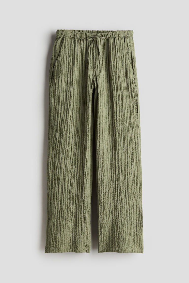 H & M - Pull-on Pants - Green | H&M (US + CA)