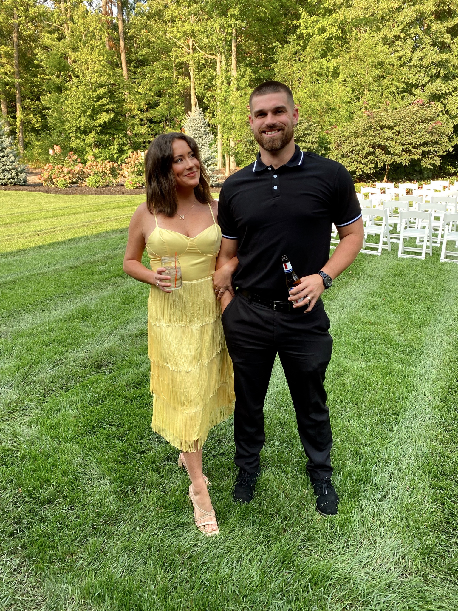 Wedding guest dress, summer dress, yellow fringe dress 

#LTKSeasonal