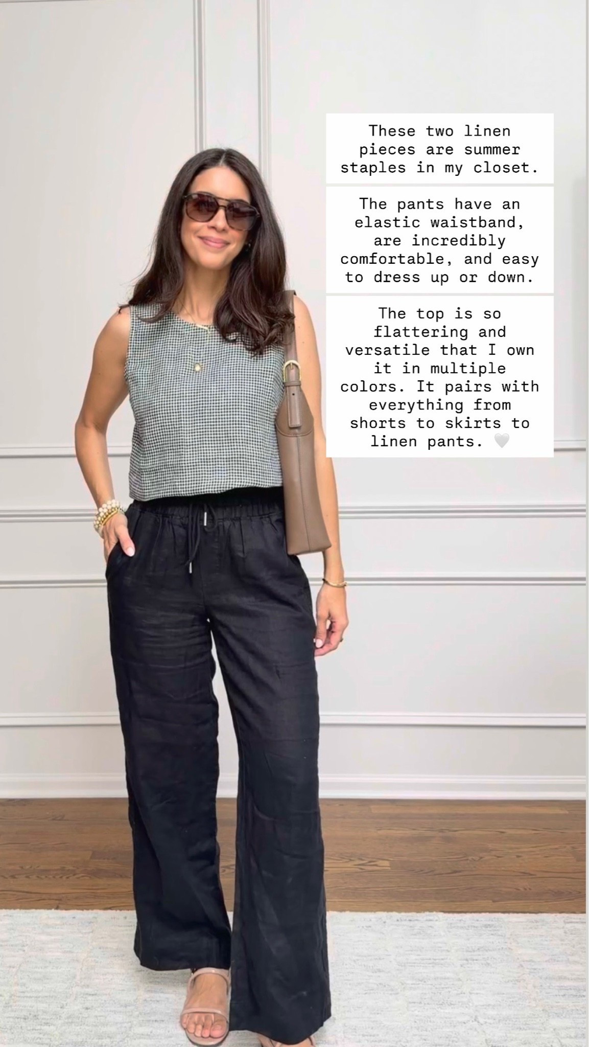 Expensive looking summer essentials 
Top has no stretch. If you’re in between sizes, I’d size up 
Pants have elastic on the waits and I’m 5’6” for reference
Linen pants - size Small 
Linen top- size Small

#LTKootd #LTKgrwm #LTKSeasonal