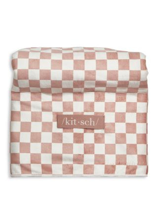 Extra Large Quick Dry Hair Towel Wrap - Terracotta Checker | Bloomingdale's (US)