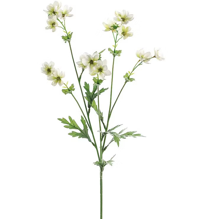 Allstate Floral 27.5" Cream Baby Cosmos Artificial Decorative Floral Spray | Target