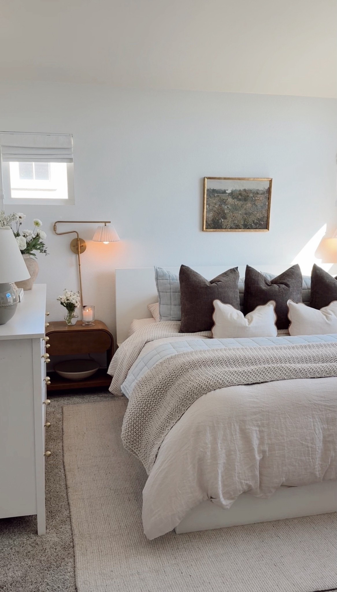 Neutral bedding, throw pillows, throw blankets, primary bedroom, bedroom decor, linen bedding

#LTKHome #LTKStyleTip #LTKFindsUnder50