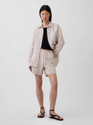6" Linen-Blend Easy Shorts | Gap (US)