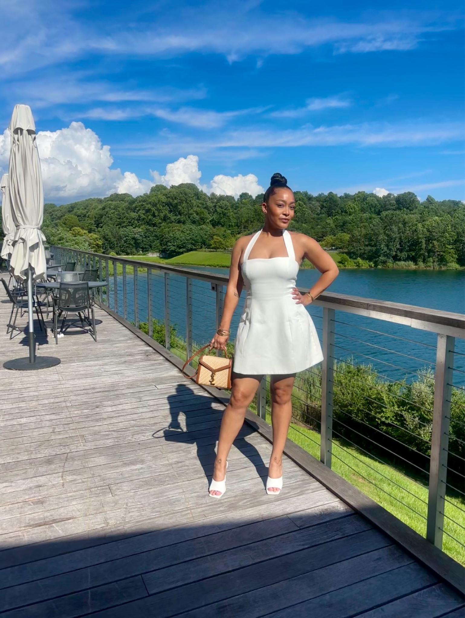 Perfect summer dress 🤍 attend a bridal shower where the theme was all white 👰🏽‍♀️

#LTKSeasonal