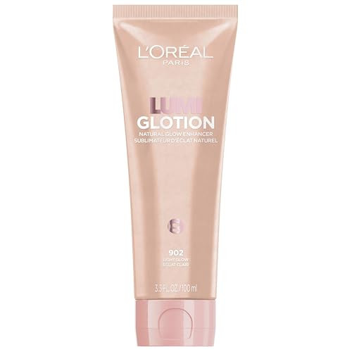L'Oreal Paris Lumi Glotion XL, Natural Glow Enhancer, Illuminator, Highlighter, Bronzing Drops For a Sun-Kissed Glow for Face and Body, 902 Light | Amazon (US)