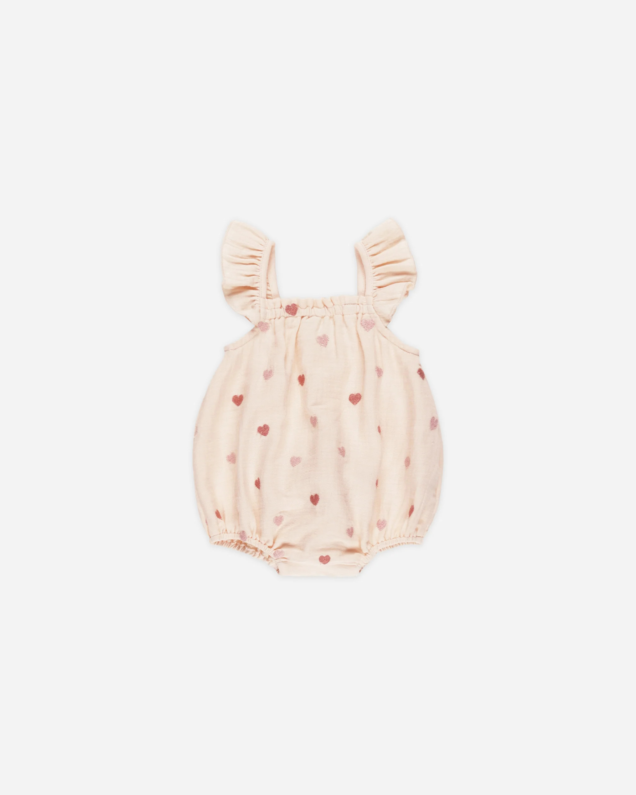 Bonnie Romper || Heart Embroidery | Rylee + Cru