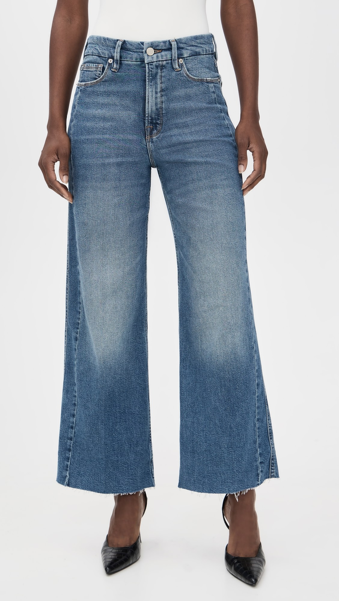 Good Skate Cropped Wide Jeans | Shopbop