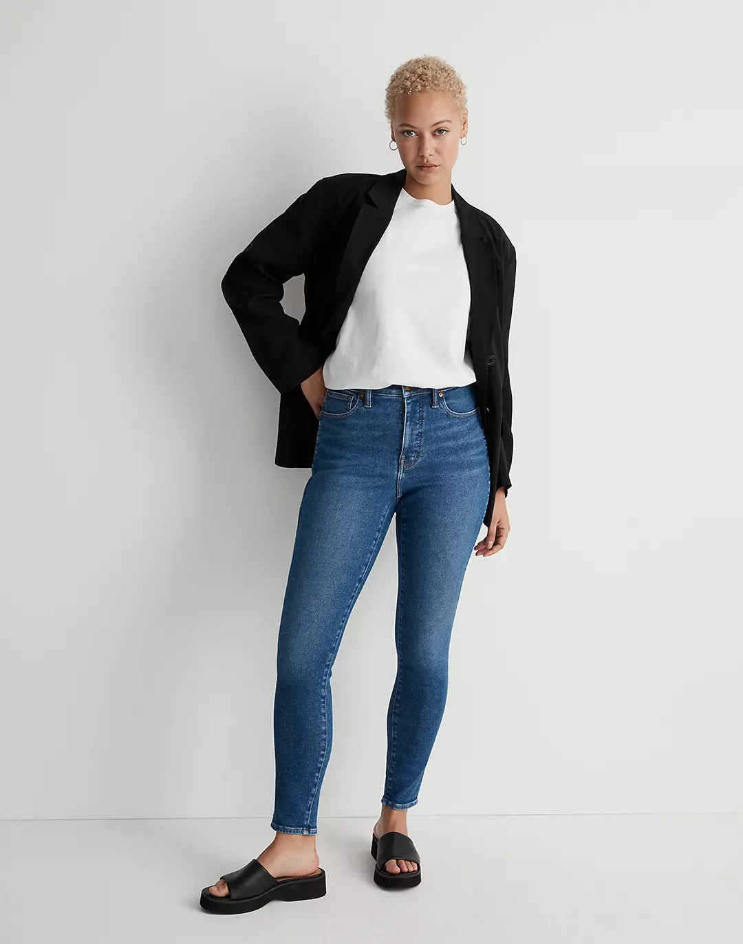 Curvy 10" High-Rise Skinny Jeans in Eardley Wash | Madewell