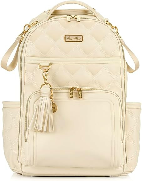 Itzy Ritzy Diaper Bag Backpack \u2013 Large Capacity Boss Plus Baby Backpack Diaper Bag Featuring... | Amazon (US)