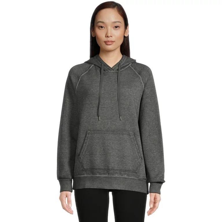 Time and Tru Women's Garment Washed Pullover Hoodie | Walmart (US)