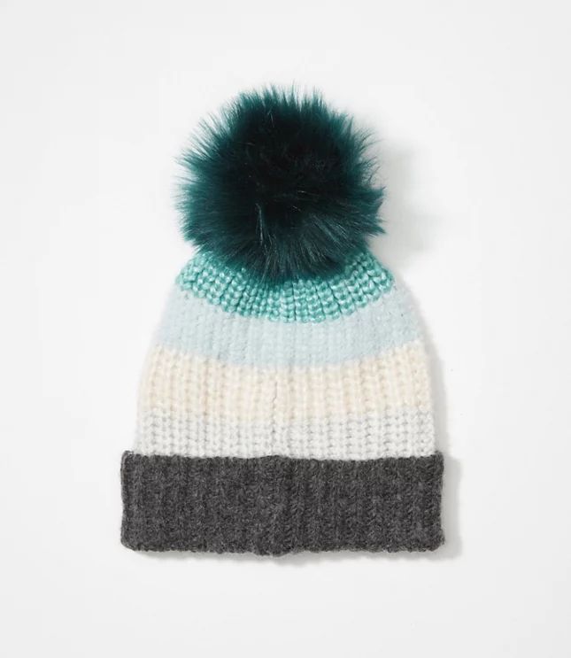 Ombre Pom Pom Hat | LOFT | LOFT