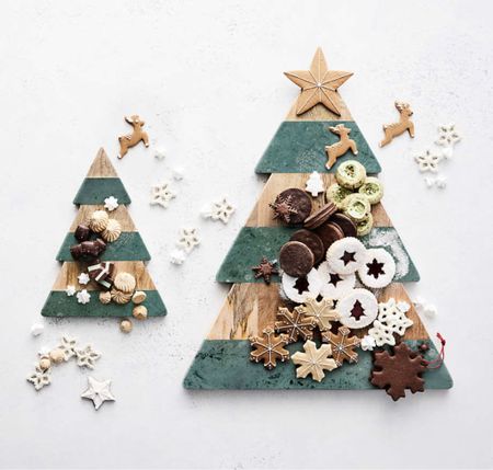 Wood and marble Christmas tree serving cutting boards 

#LTKSeasonal #LTKGiftGuide #LTKHoliday