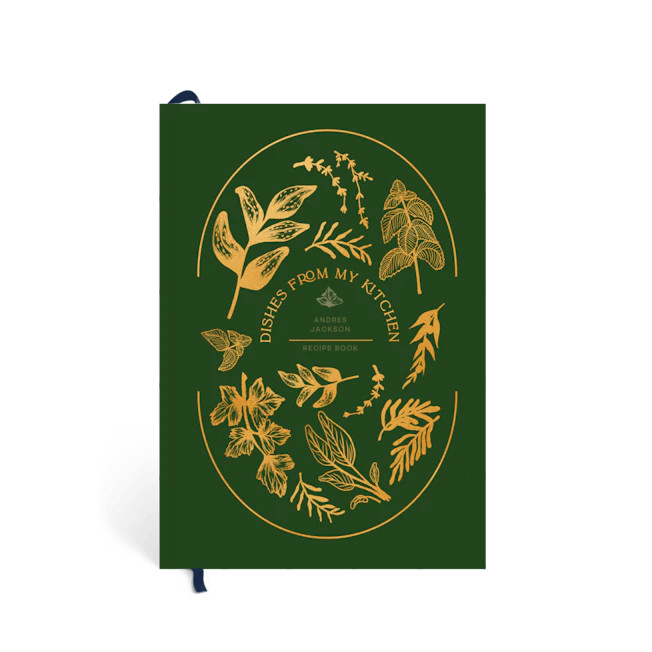 Herb Garden | Foiled Recipe Journal | Papier