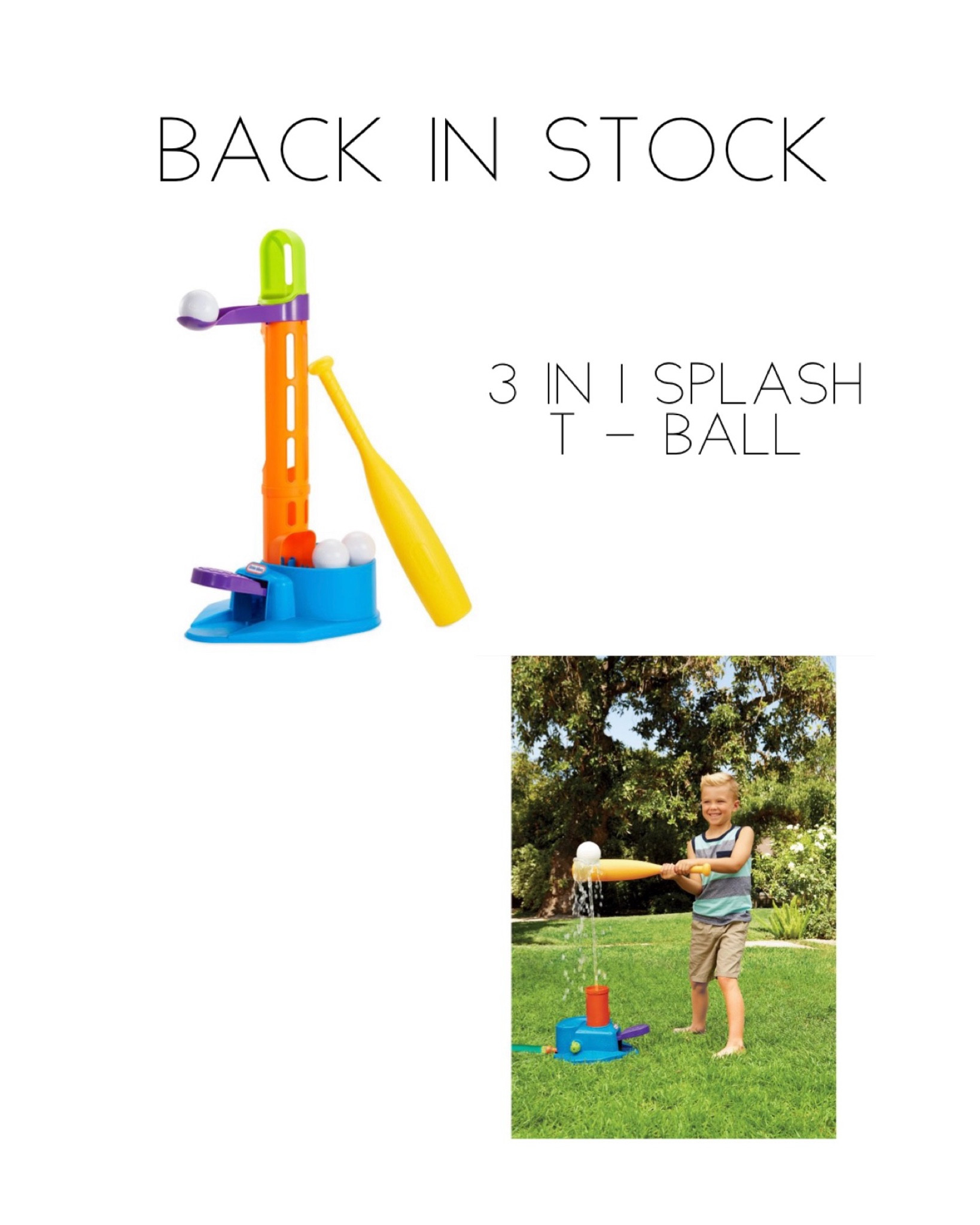 back in stock • little tikes splash t-ball • summertime toy 

#LTKKids #LTKFamily #LTKFindsUnder50