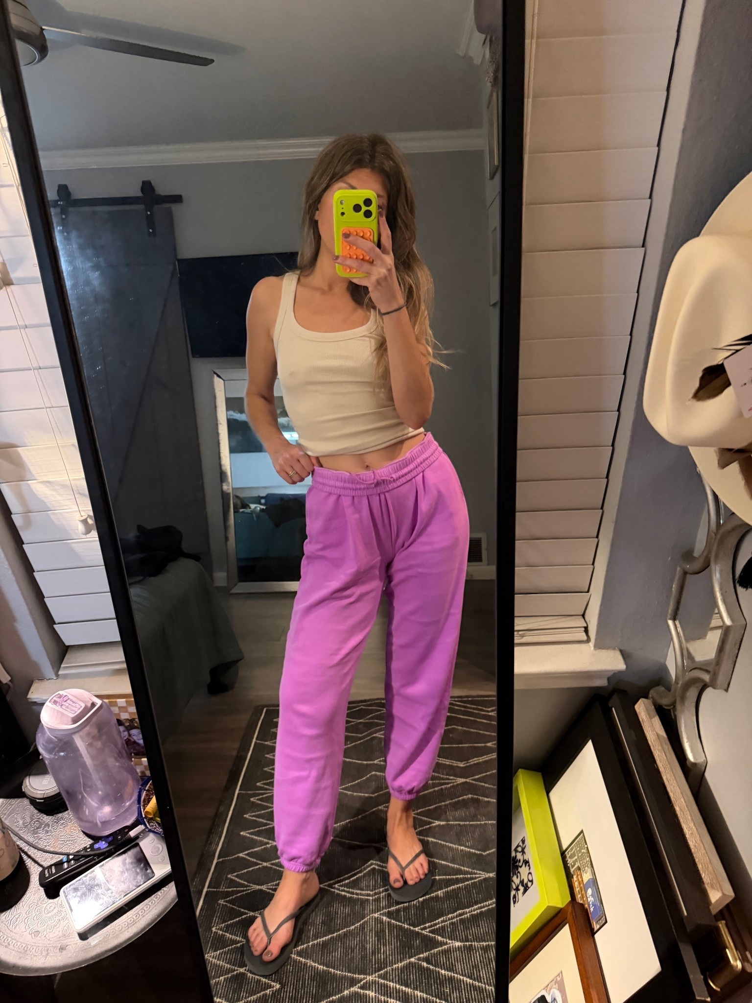 softest sweatpants ever 😍💞 & so cute for spring! I’m about 5’5” & in a size small 🫶🏽 #oldnavy #spring #casualstyle #easyootd #wiwt 

#LTKSpringSale #LTKootd #LTKOver40