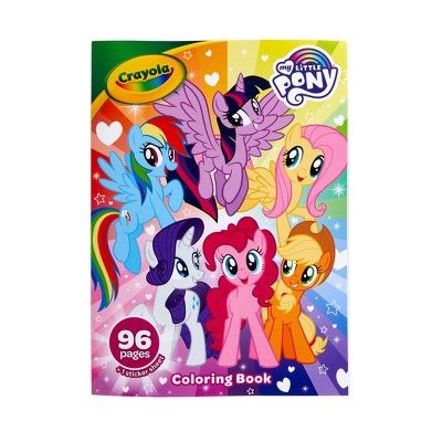 Crayola 96pg My Little Pony Coloring Book with Sticker Sheet | Target