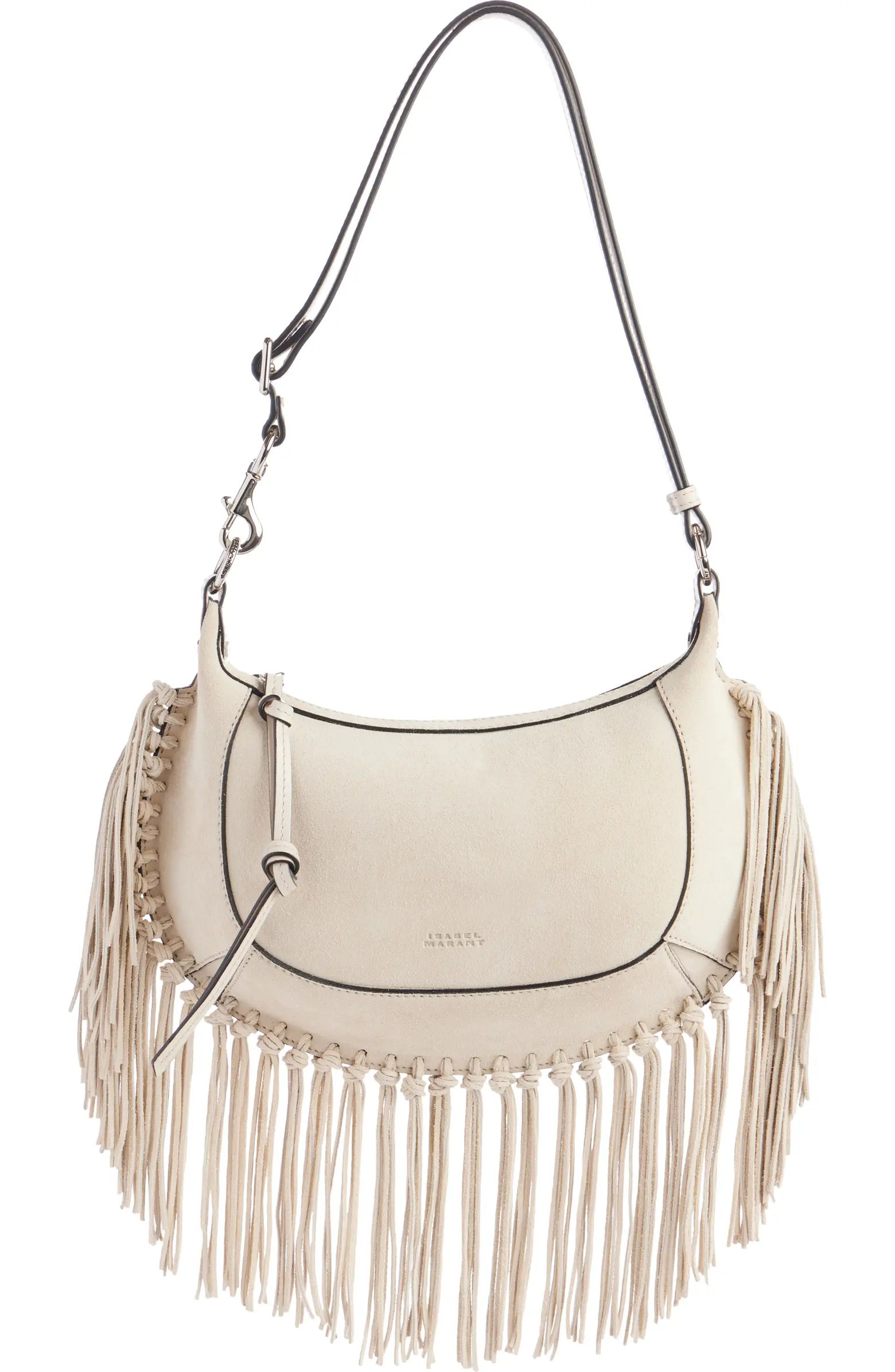 Oskan Moon Fringe Suede Shoulder Bag | Nordstrom