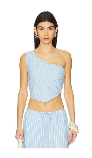 LSPACE June Top in Baby Blue. - size S | Revolve Clothing (Global)