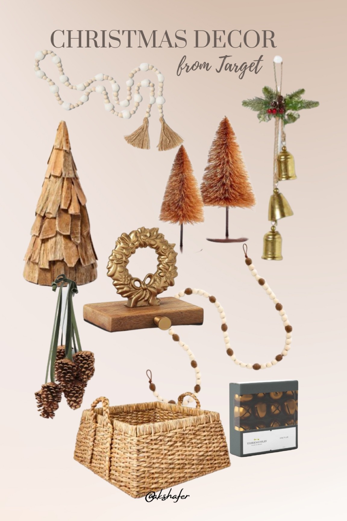 What Christmas Decor I bought from Target! 🌲 

#target #christmas #christmasdecor #decor #homedecor #targetdecor #magnolia #bottlebrushtree #garland #treecollar #christmastree 

#LTKHoliday #LTKhome #LTKSeasonal