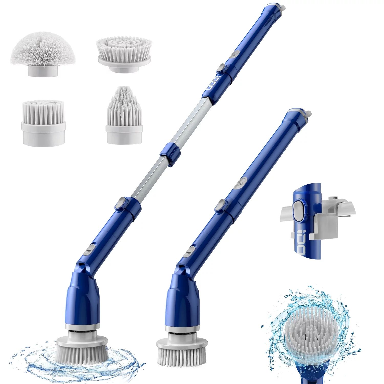 iDOO Electric Spin Scrubber, Cordless Shower Scrubber Bathroom Cleaning Brush with Adjustable Ext... | Walmart (US)